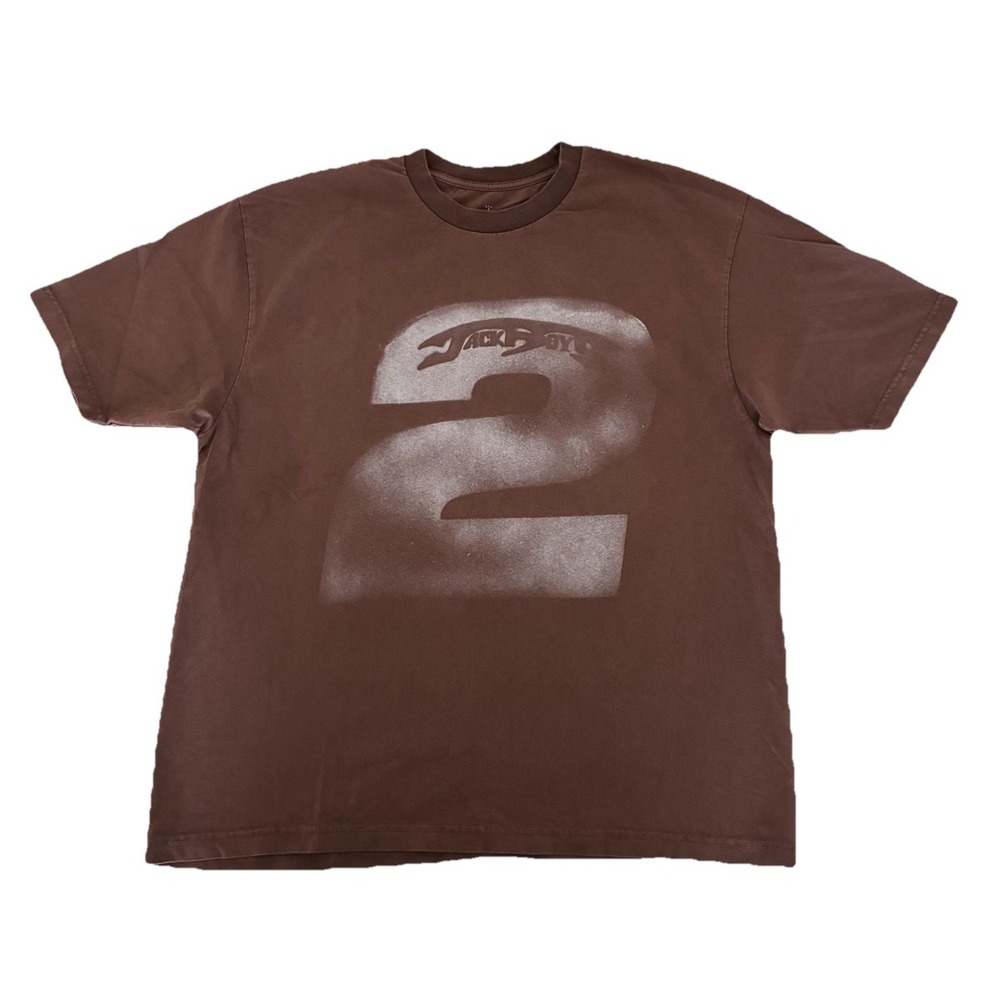 Travis Scott JackBoys 2 A2 Tee XL Brown NEW‎ *spot